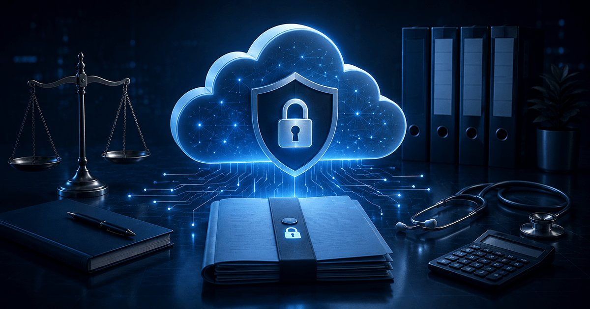 Stockage cloud sécurisé pour professions libérales (avocats, comptables, médecins) : le guide